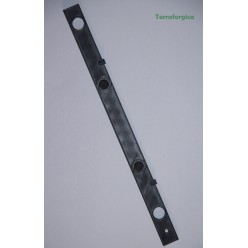 Einschub für Terrariumfalltüre (HBT_19*4.4*286mm) Perforiert mit Anschlusslöcher und Glas Clips